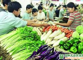 菏泽市蔬菜价格整体略降 ()